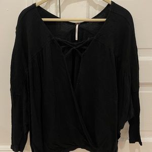 Free People Black Top